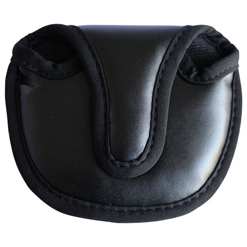 PGC Small Black Golf Putter Headcover Leatherette Club Head Cover Perfect for Mallet Putters Fits Most 2 Ball Putters Clubs - Image 3